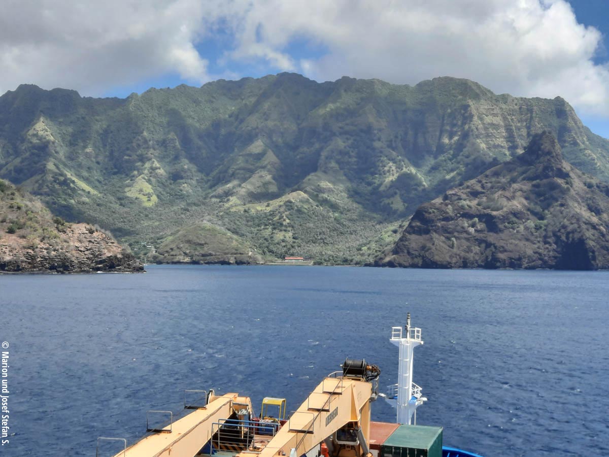 Anfahrt auf Fatu Hiva
