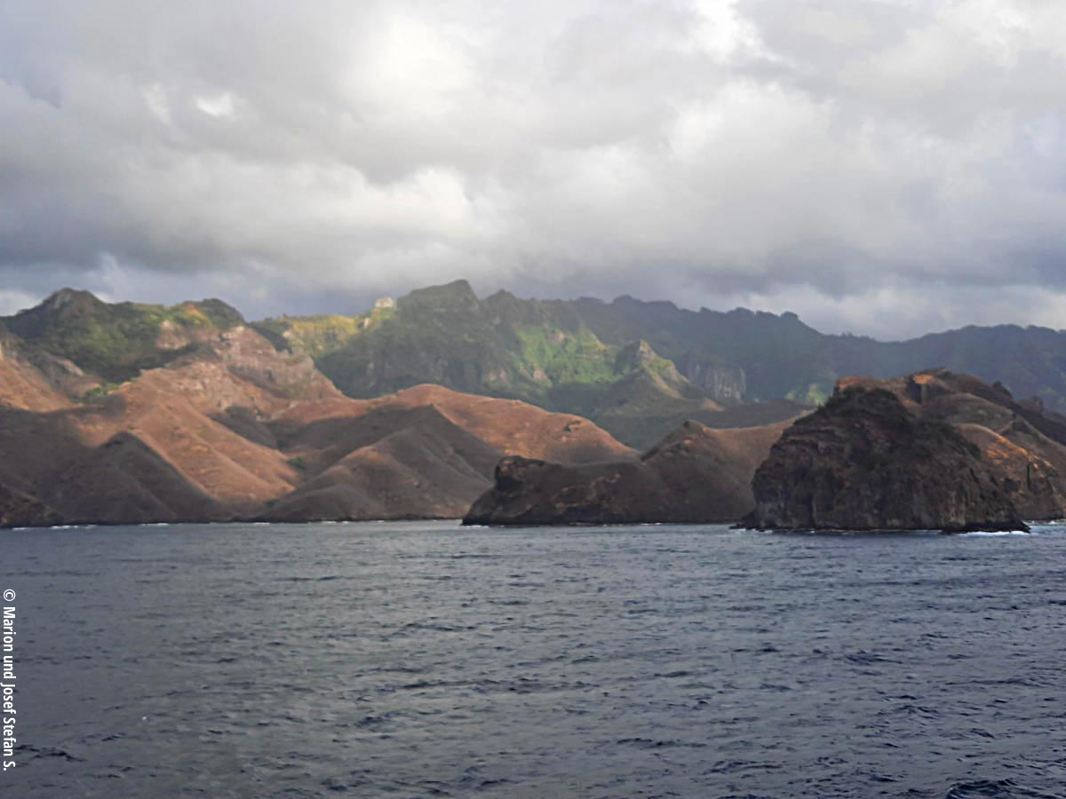 Anfahrt auf Nuku Hiva